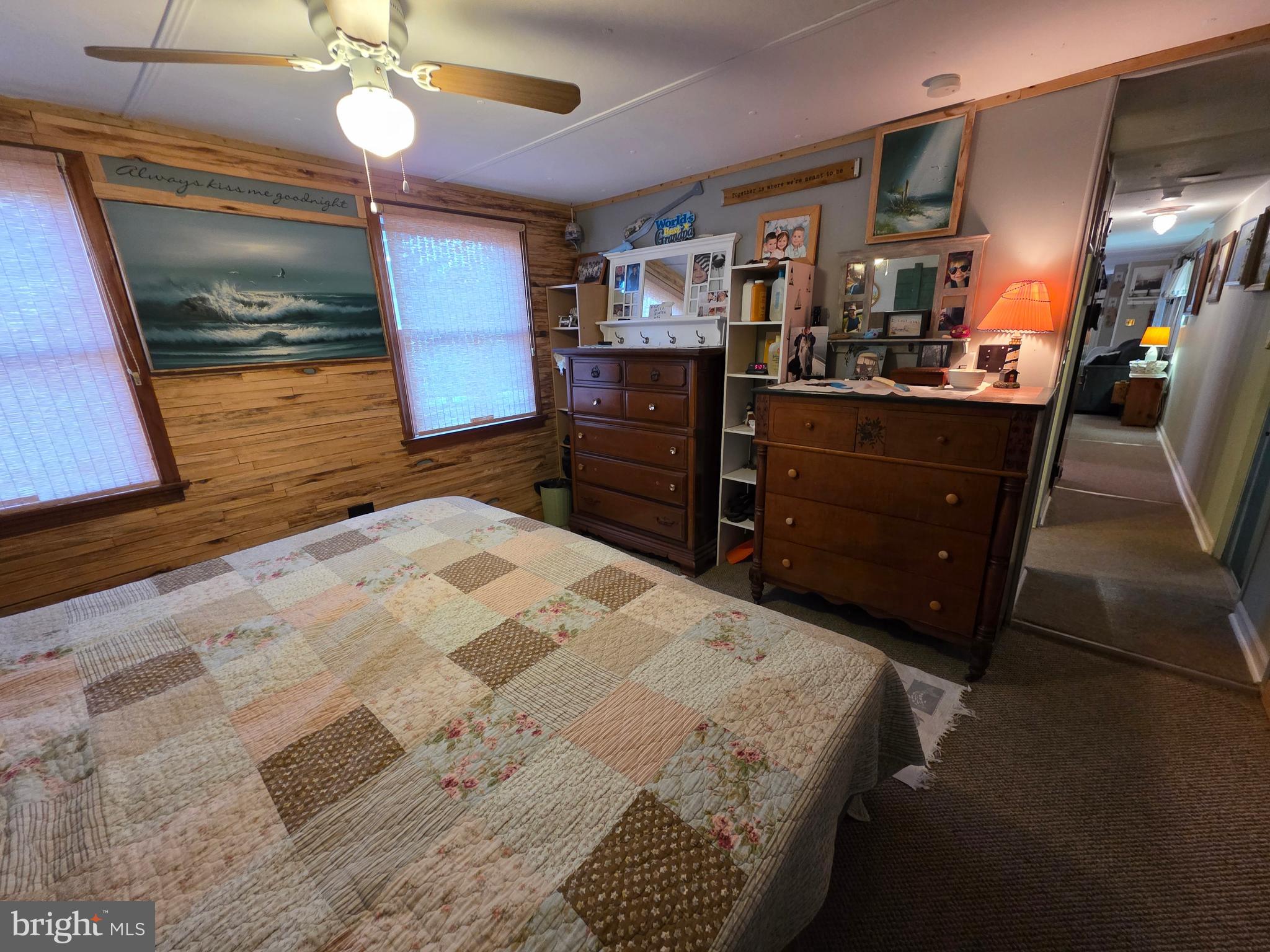 21 Vassar Avenue Fortescue, NJ 08321 - Photo 20 of 44 a bedroom with a bed and a mirror