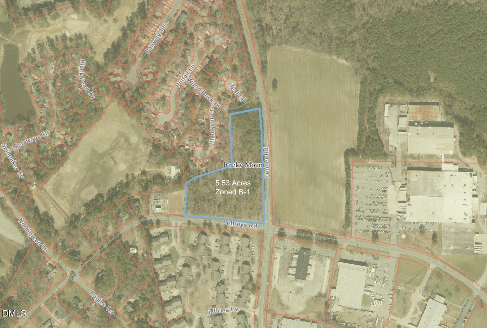 0 Fenner Road Rocky Mount, NC 27804 - Photo 1 of 2 Jeffreys & Fenner GIS Image