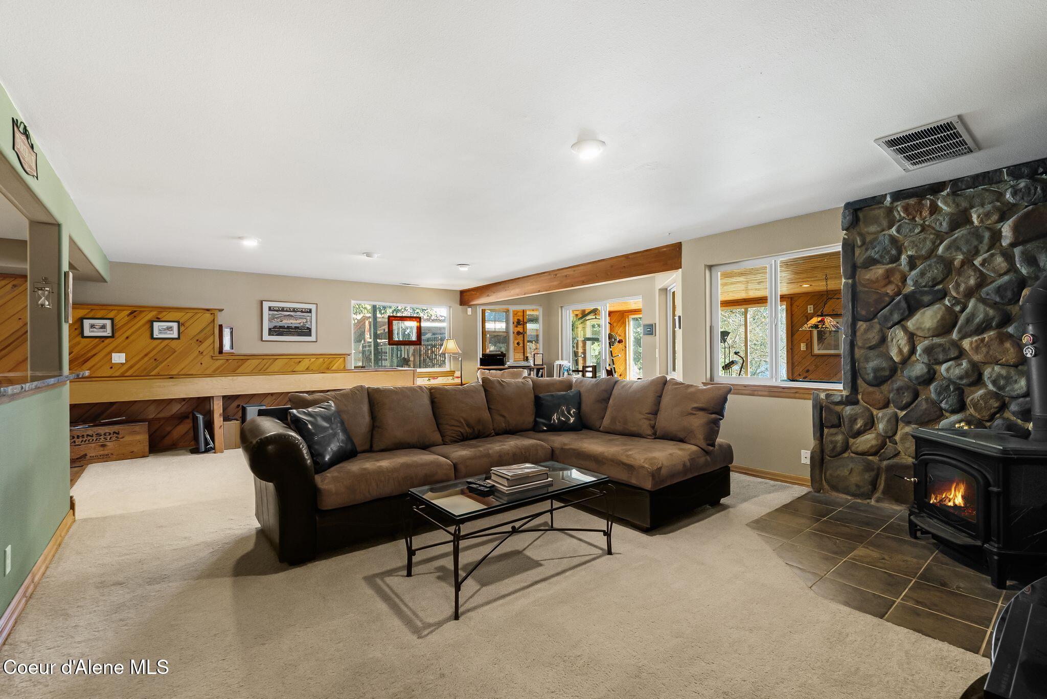 338 Steep Lane Cocolalla, ID 83813 - Photo 36 of 73 Cozy wood heat