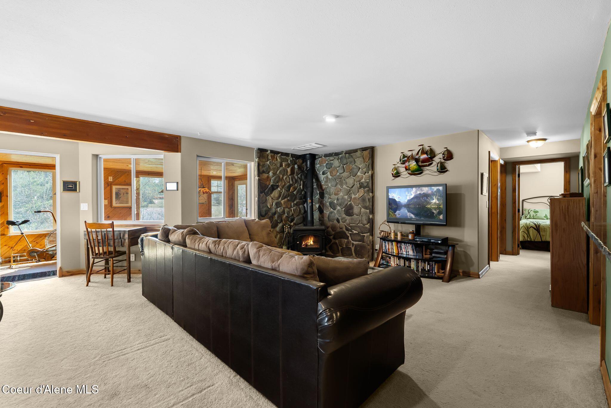 338 Steep Lane Cocolalla, ID 83813 - Photo 37 of 73 Wood burning stove