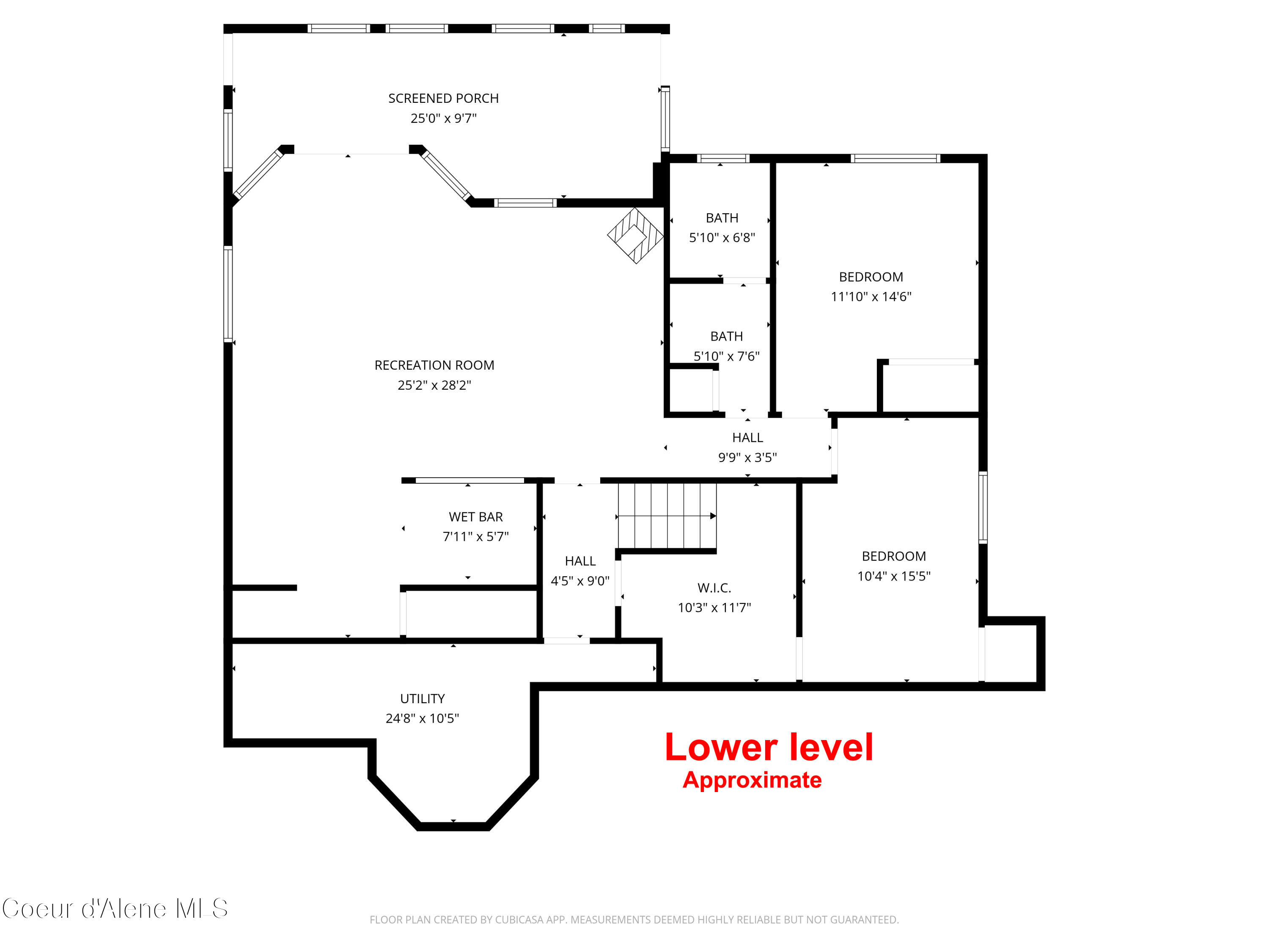 338 Steep Lane Cocolalla, ID 83813 - Photo 71 of 73 Lower level