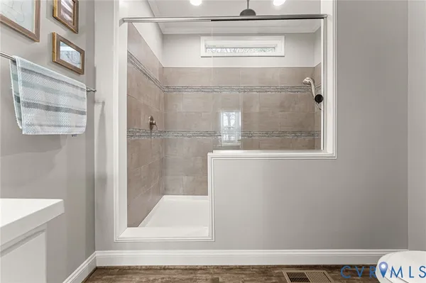 a view of a bathroom