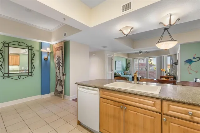 a view of a livingroom and dining room