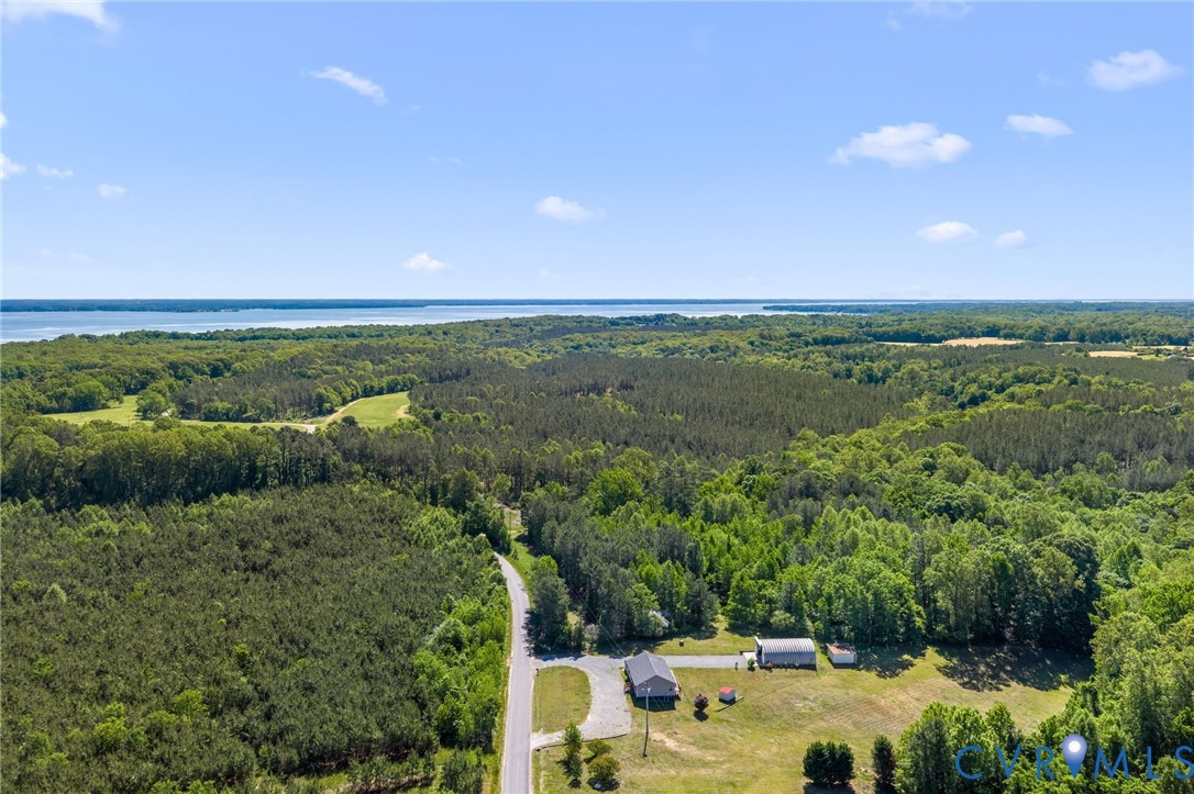 1450 Mt Prospect Road Laneview, VA 22504 - Photo 23 of 25 Aerial showing the 3.54 Acres that you are looking