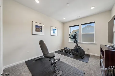 a room with furniture and a window