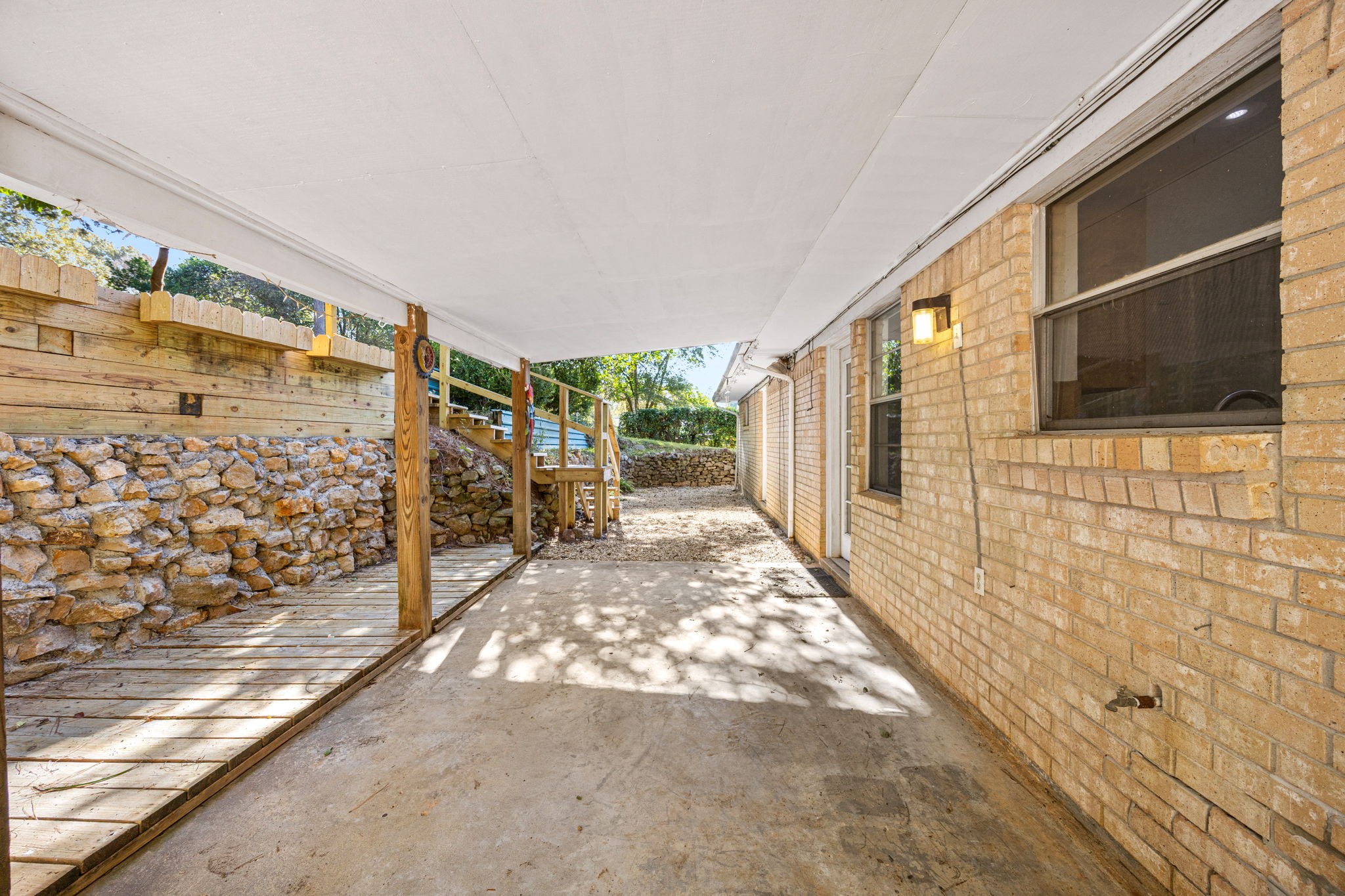 113 Hillendale Street Livingston, TX 77351 - Photo 31 of 47 Covered patio area great for outdoor relaxation.