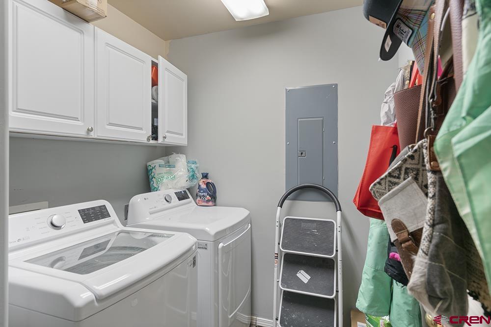 332 Jenkins Ranch Road Durango, CO 81301 - Photo 27 of 34 a utility room with dryer and washer