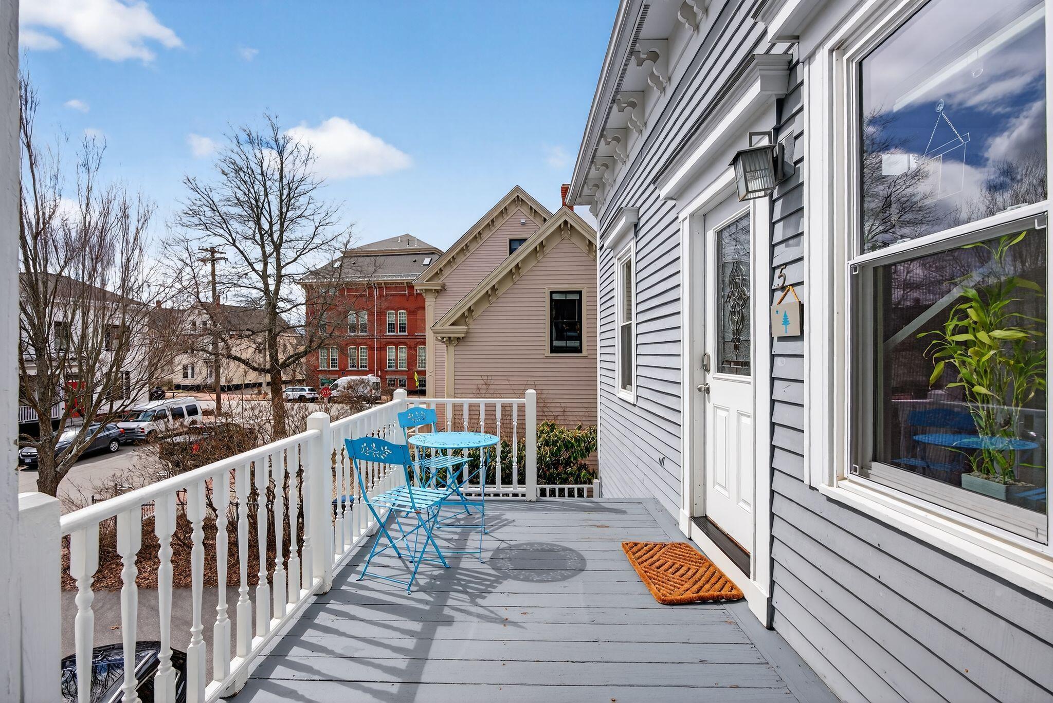 81 Quebec Street, Unit 5 Portland, ME 04101 - Photo 5 of 43 Sunny private deck