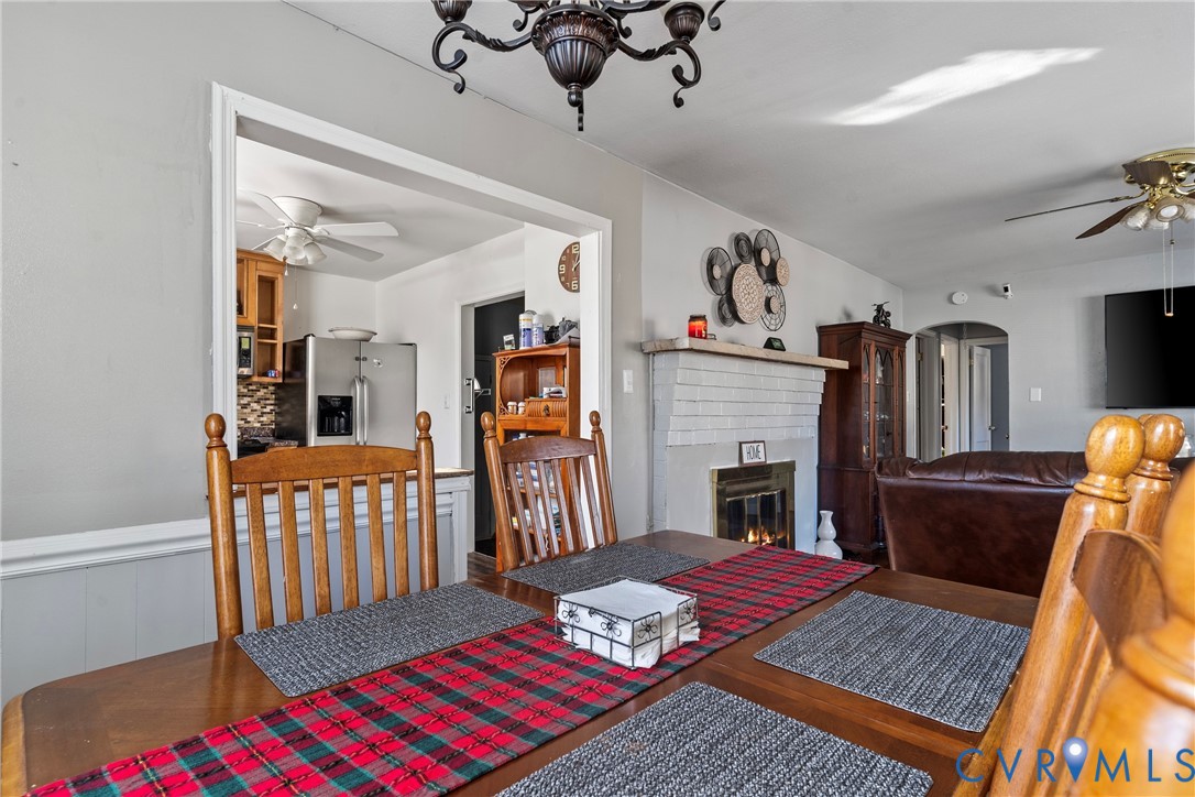 1408 Boroughbridge Road Richmond, VA 23225 - Photo 11 of 31 a bedroom with a bed and a fireplace