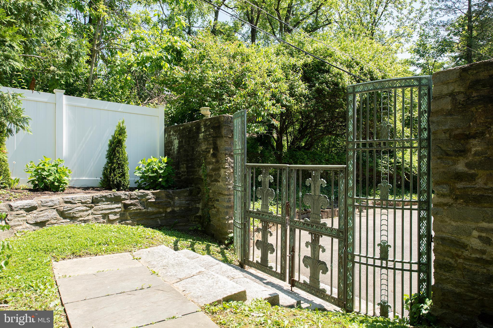1115 Remington Road Wynnewood, PA 19096 - Photo 30 of 30 Lovely wrought iron fence