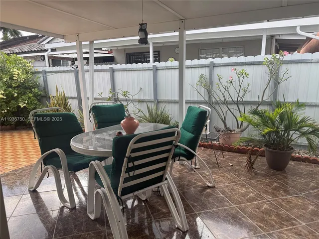 a view of balcony and patio