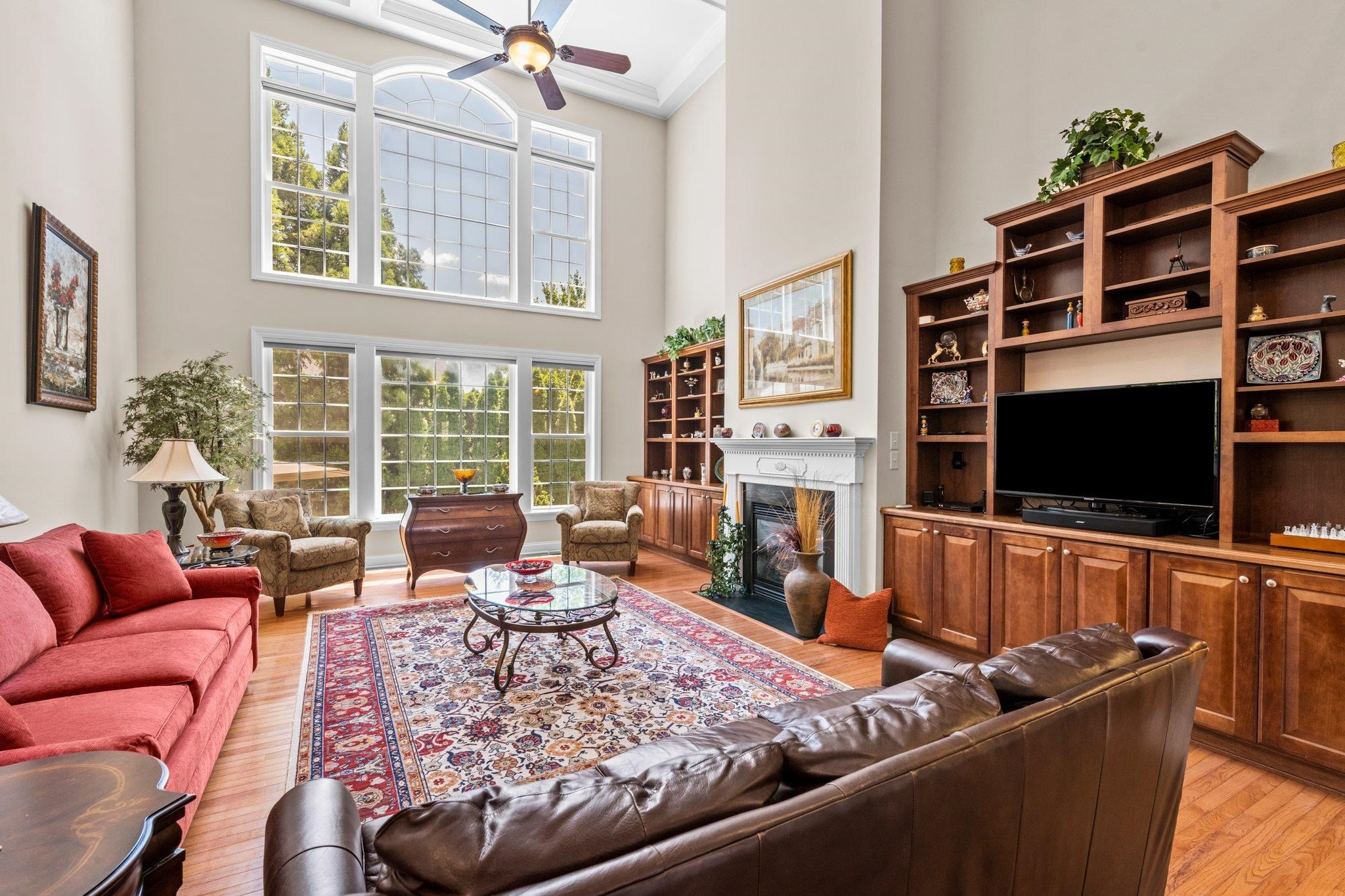 12816 Pegasi Way Raleigh, NC 27614 - Photo 17 of 49 Lots of Natural Light ! Coffered Ceiling and Lots of Cabinet Space ! Den/Family/Great Room