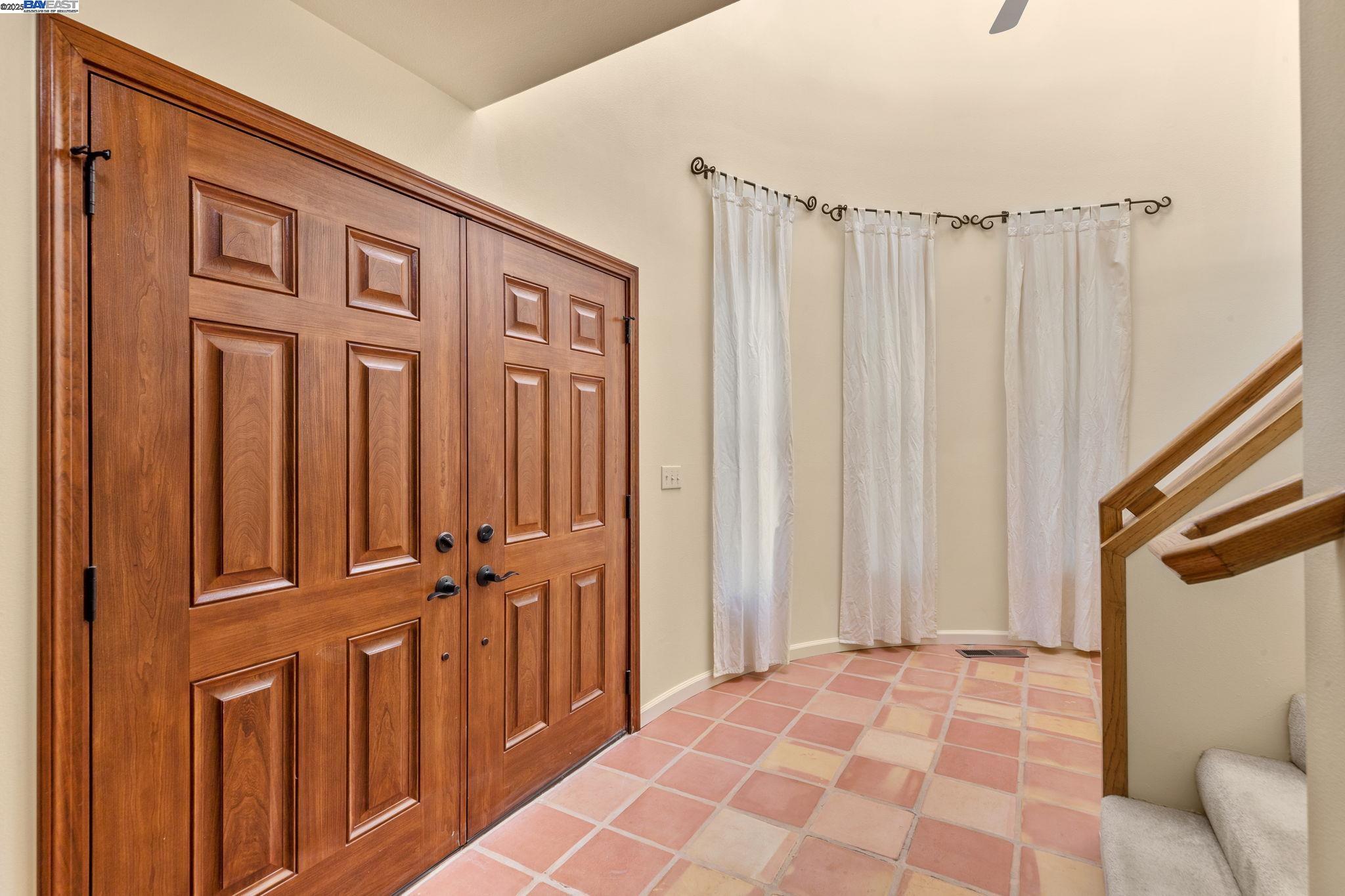 59480 Mines Road Livermore, CA 94550 - Photo 15 of 44 Entry hall, tile floors and stairs to 2nd floor