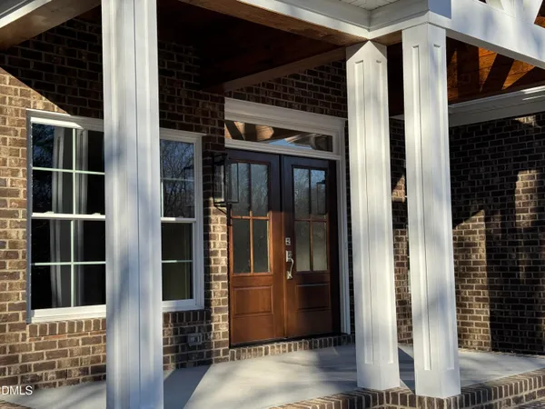 a view of front door