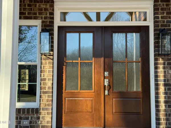a view of front door and porch