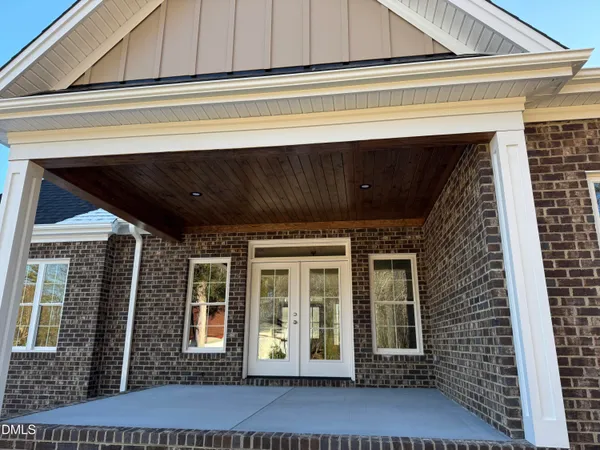 a view of front door