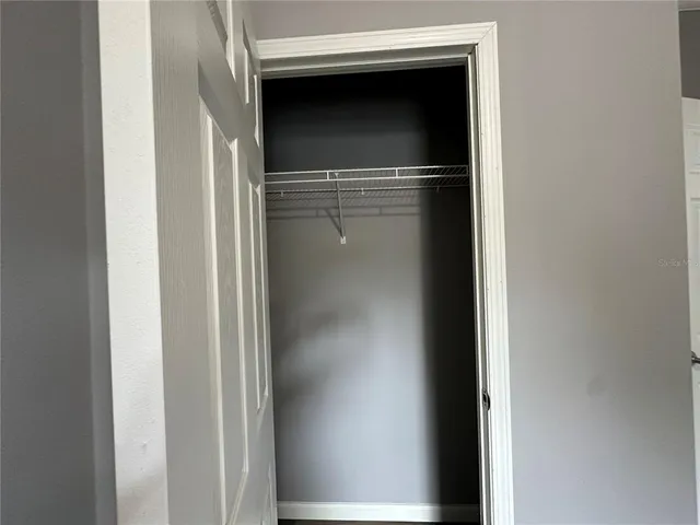 a view of closet area