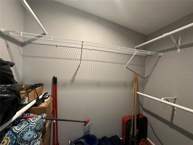a view of walk in closet