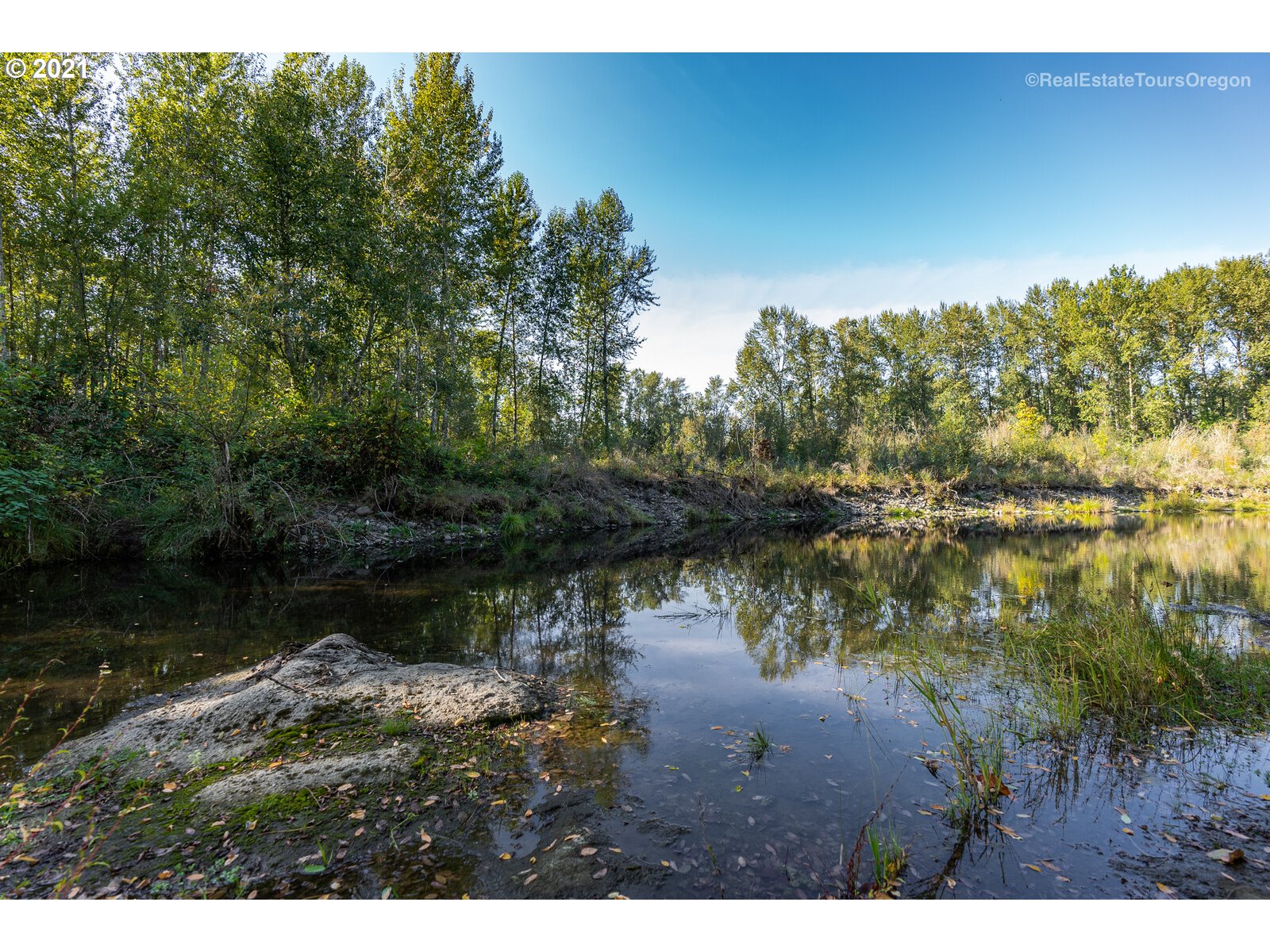 South Dickey Prairie Road, Unit 1176 Molalla, OR 97038 - Photo 26 of 28 a view of a lake with houses