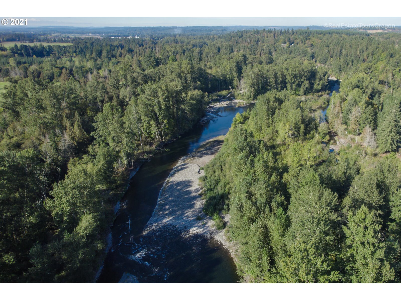 South Dickey Prairie Road, Unit 1176 Molalla, OR 97038 - Photo 5 of 28 a view of a lush green forest with trees and some houses