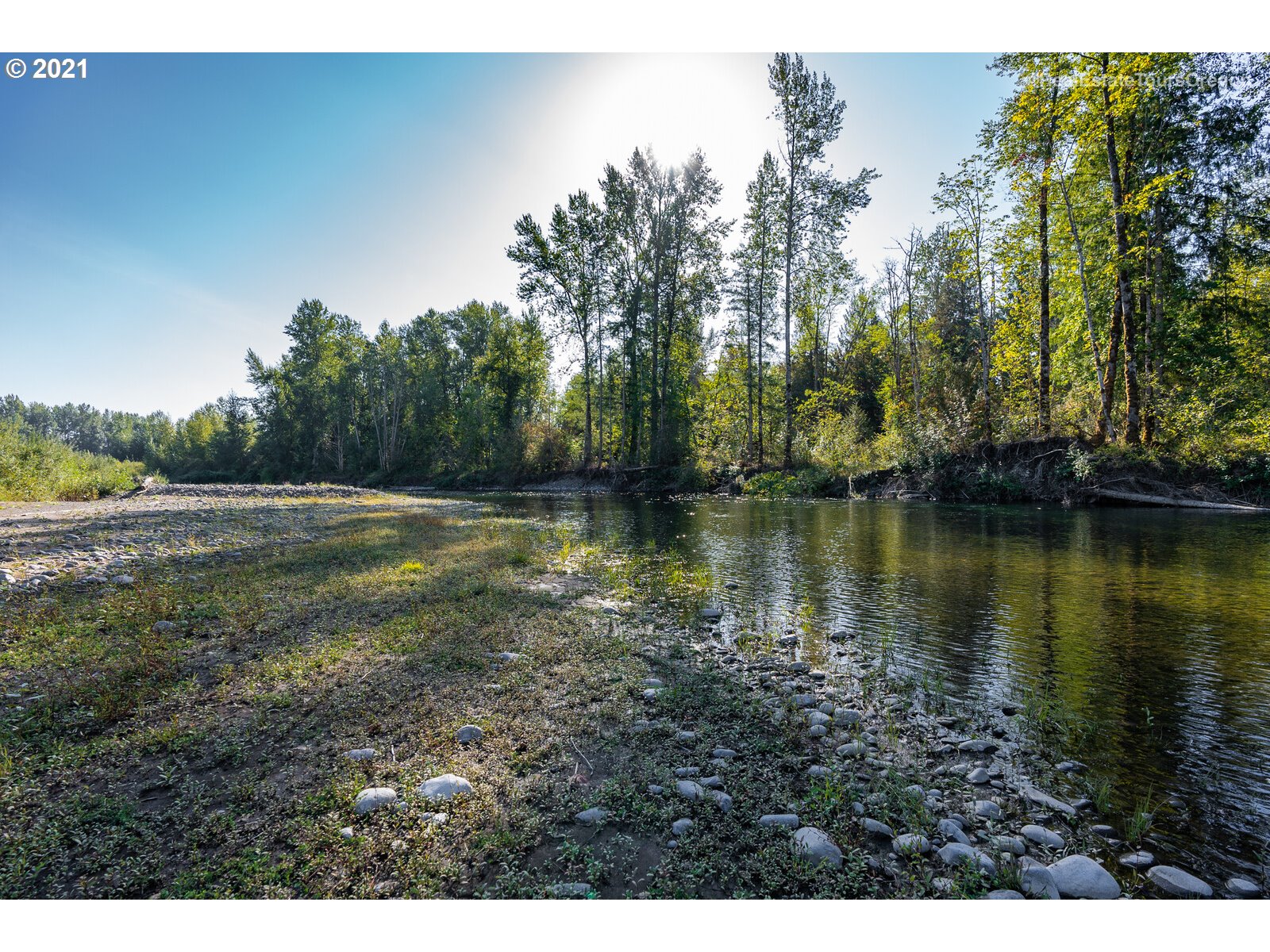 South Dickey Prairie Road, Unit 1176 Molalla, OR 97038 - Photo 6 of 28 a view of a lake with a yard