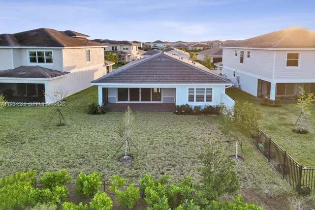 a view of a lake with houses