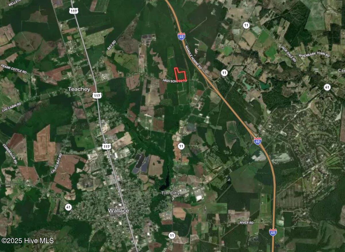 0 High School Road Teachey, NC 28464 - Photo 26 of 26 Aerial Expanded