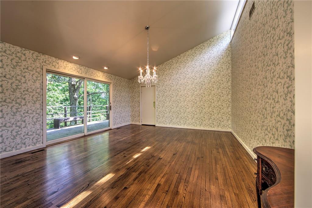 150 Riding Trail Lane Fox Chapel, PA 15215 - Photo 6 of 25 Dining room with gleaming hard wood floors and wooded view of the back