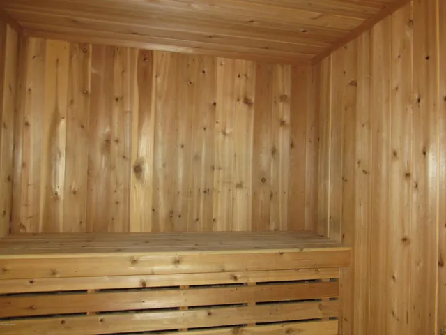 a view of an outdoor space and tennis court