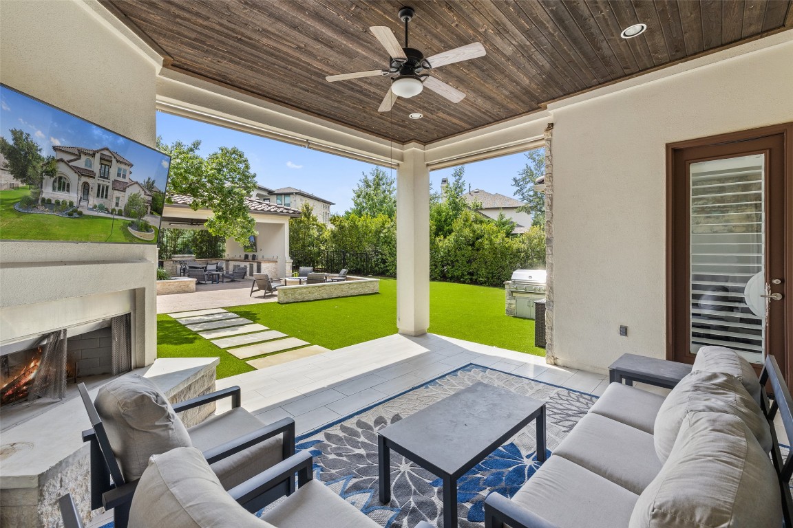 403 Woodside Terrace Austin, TX 78738 - Photo 13 of 38 a view of yard with patio