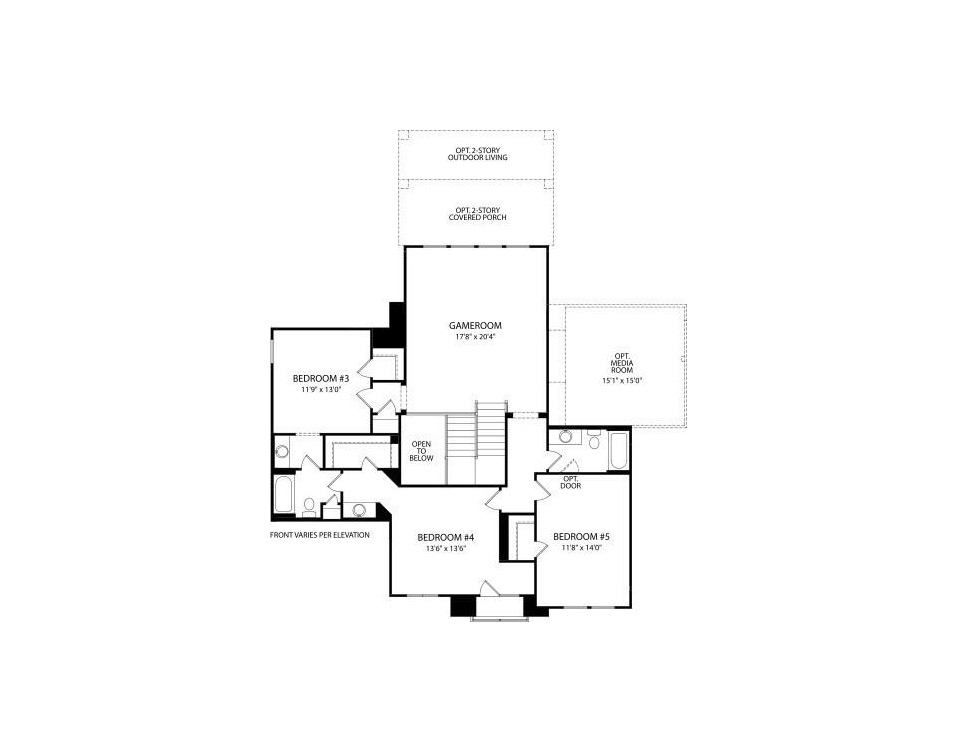 403 Woodside Terrace Austin, TX 78738 - Photo 38 of 38 a picture of a floor plan