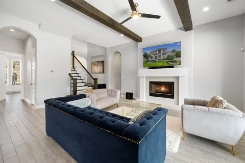 a view of yard with patio