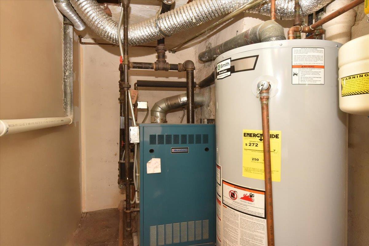85-76 66th Road Queens, NY 11374 - Photo 17 of 20 Utilities featuring gas water heater and a heating unit