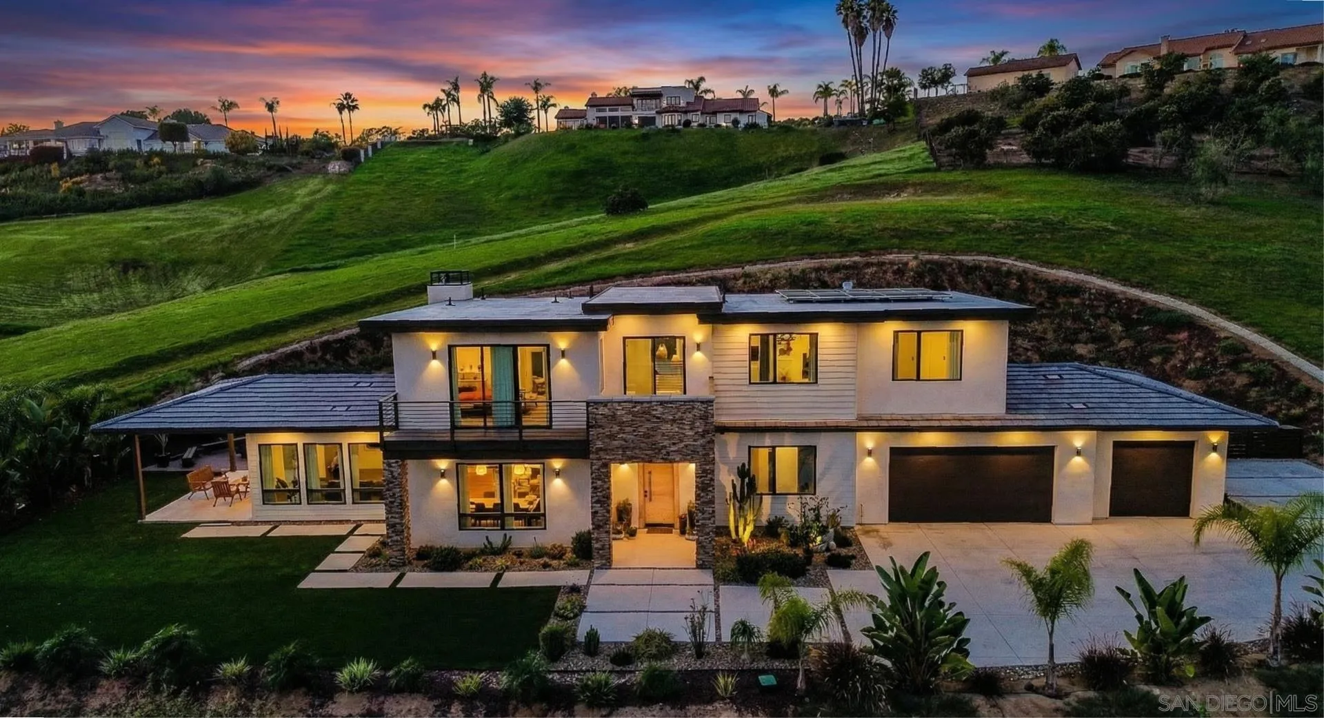 4407 Ramona Drive Fallbrook, CA 92028 - Photo 1 of 27 an aerial view of a house with a yard