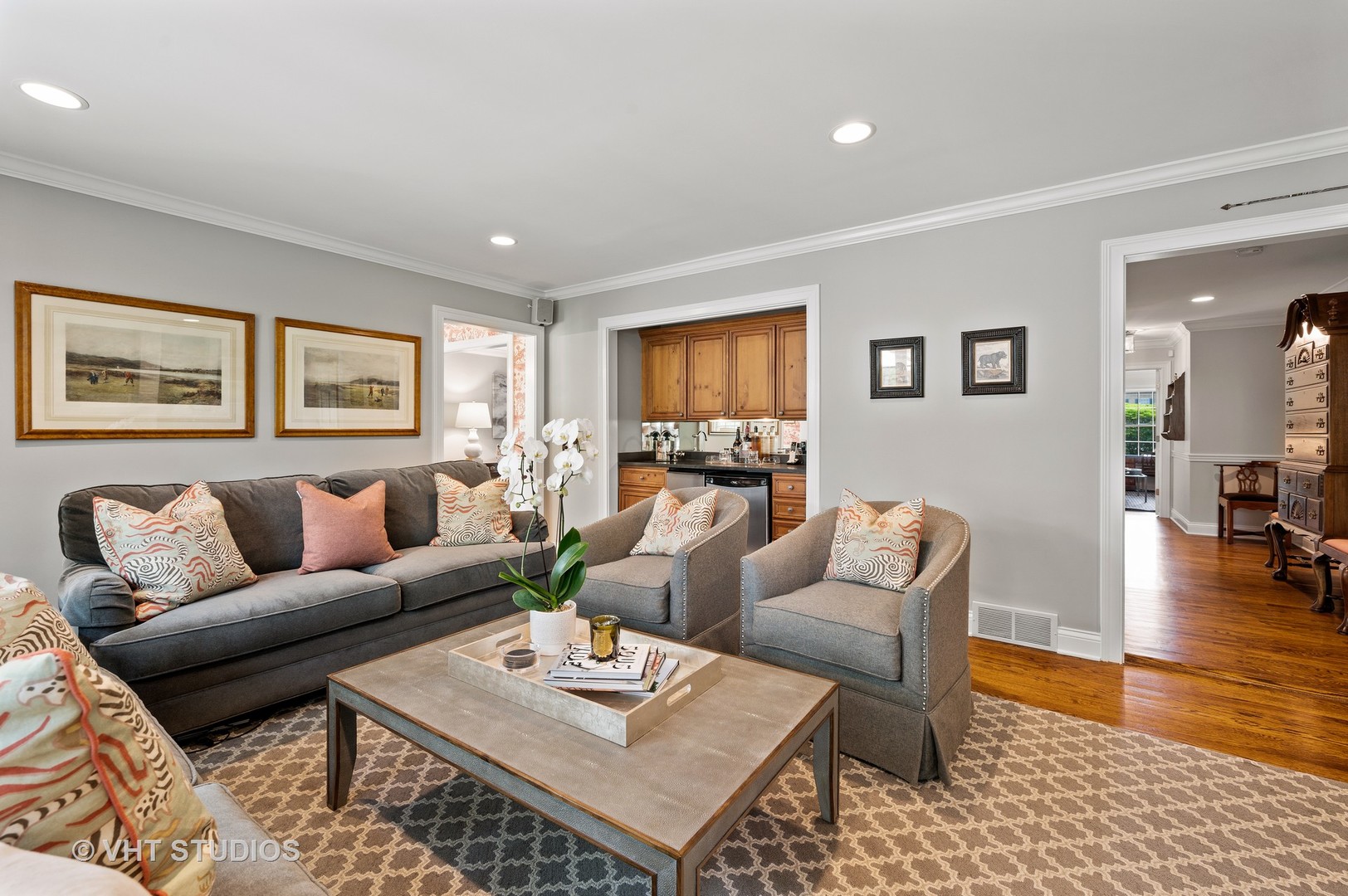 1175 Hill Road Winnetka, IL 60093 - Photo 13 of 37 a living room with furniture and wooden floor
