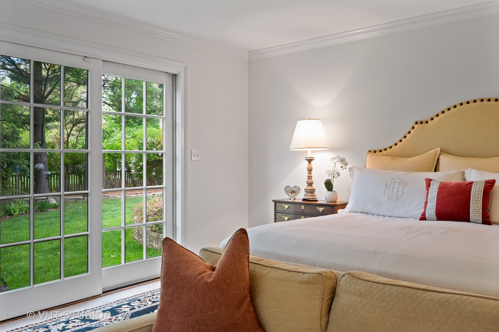 1175 Hill Road Winnetka, IL 60093 - Photo 24 of 37 a bed sitting in a bedroom next to a window