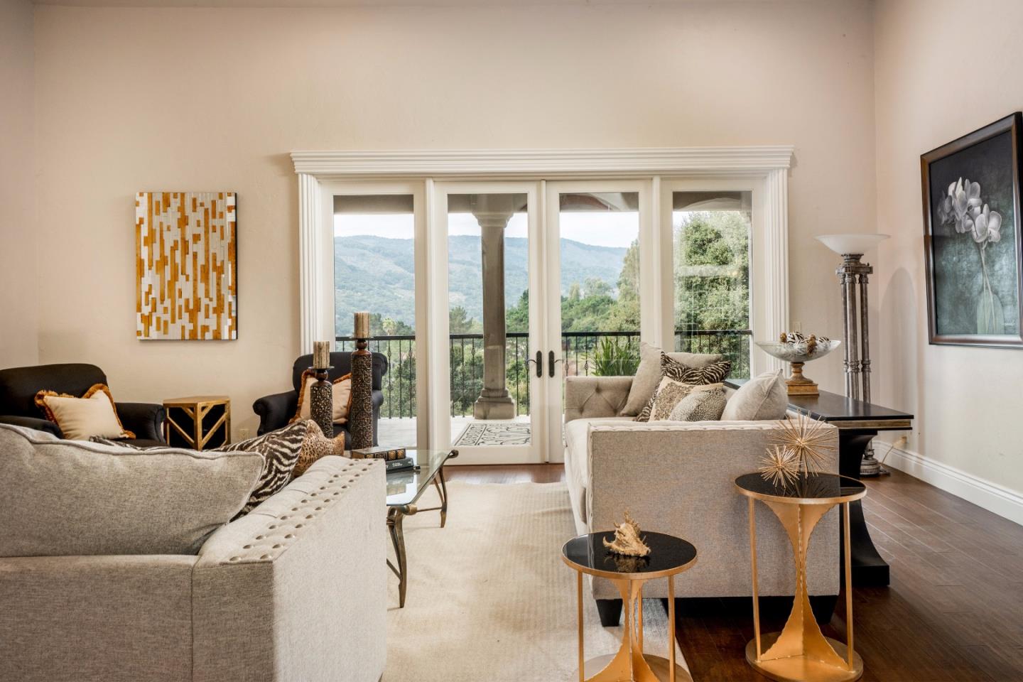 9945 Eddy Road Carmel, CA 93923 - Photo 2 of 31 a living room with furniture and a large window