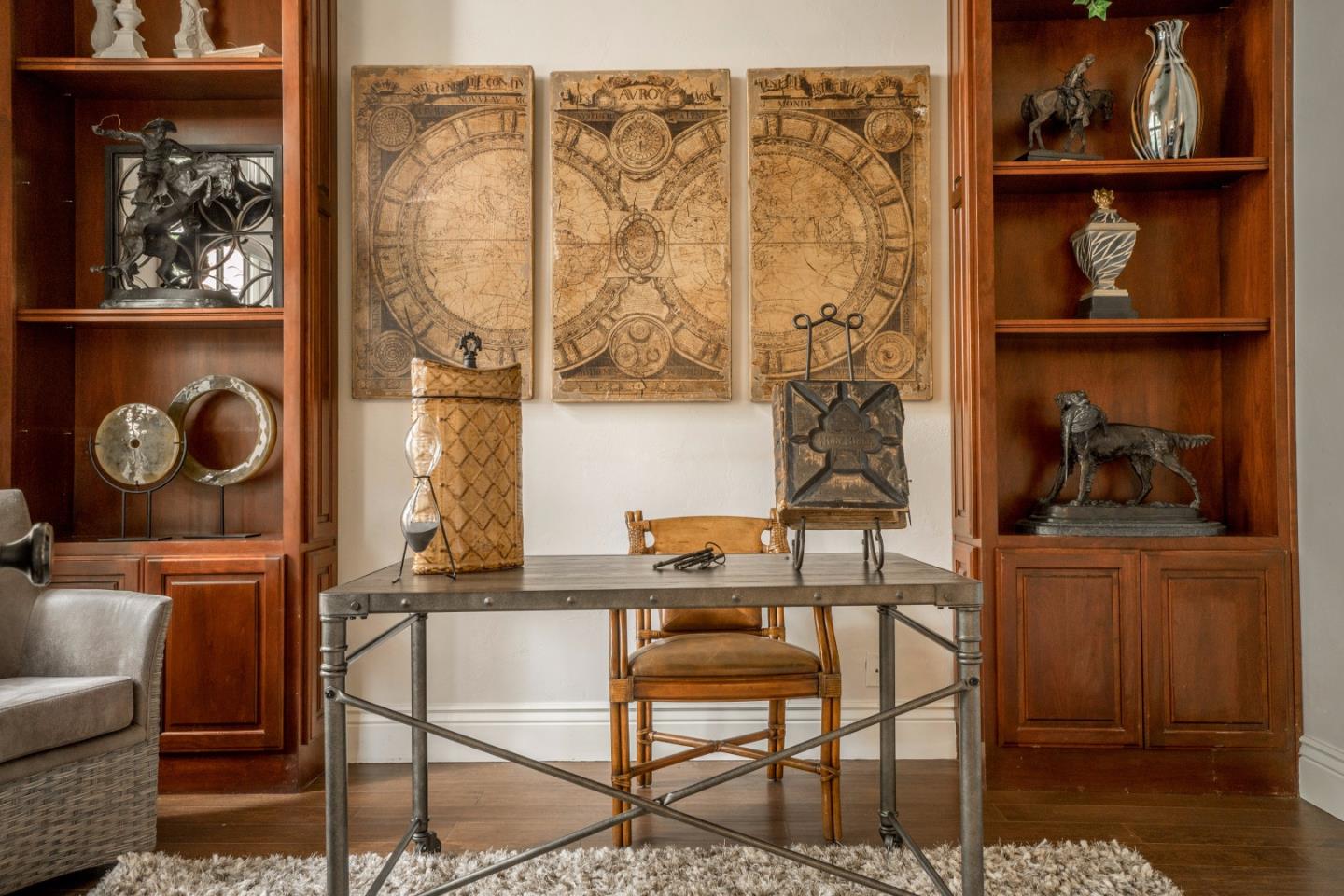 9945 Eddy Road Carmel, CA 93923 - Photo 7 of 31 a dining room table with chair and painting on the wall