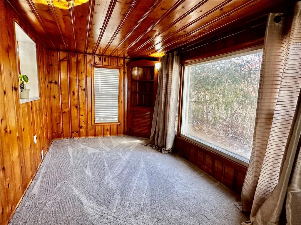583 Kiester Road Slippery Rock, PA 16057 - Photo 6 of 34 Sit in the den with large window overlooking Long Run Creek