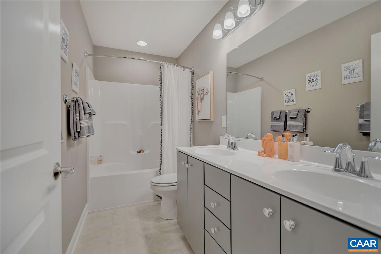 3490 Thicket Run Place Charlottesville, VA 22911 - Photo 16 of 36 a bathroom with a sink a toilet and shower