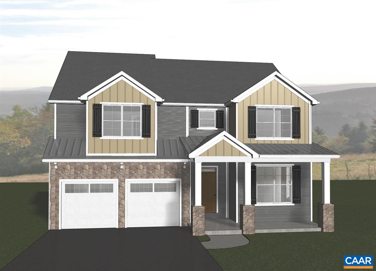 3490 Thicket Run Place Charlottesville, VA 22911 - Photo 25 of 36 a front view of a house with a yard