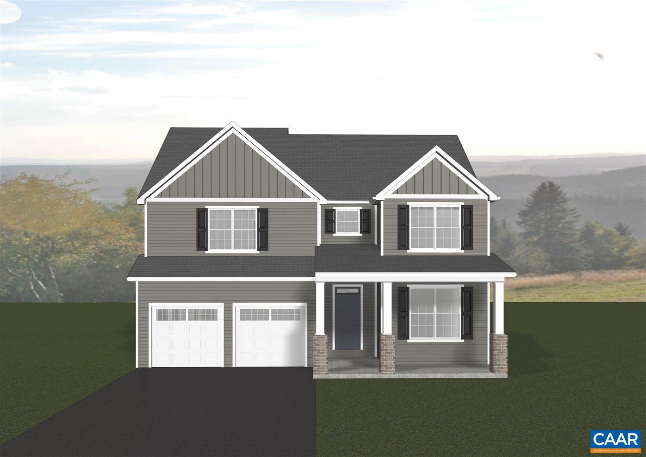 3490 Thicket Run Place Charlottesville, VA 22911 - Photo 26 of 36 a front view of a house with a yard