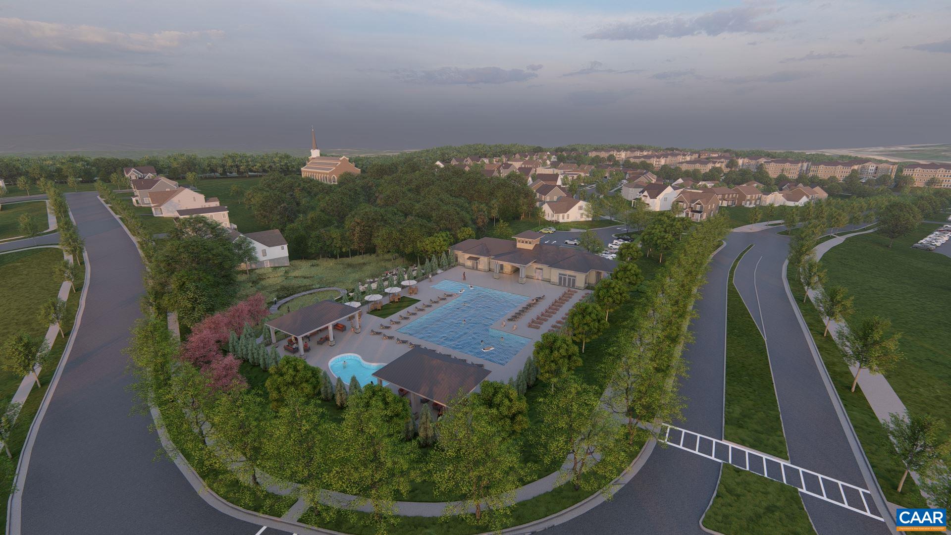 3490 Thicket Run Place Charlottesville, VA 22911 - Photo 31 of 36 an aerial view of a house