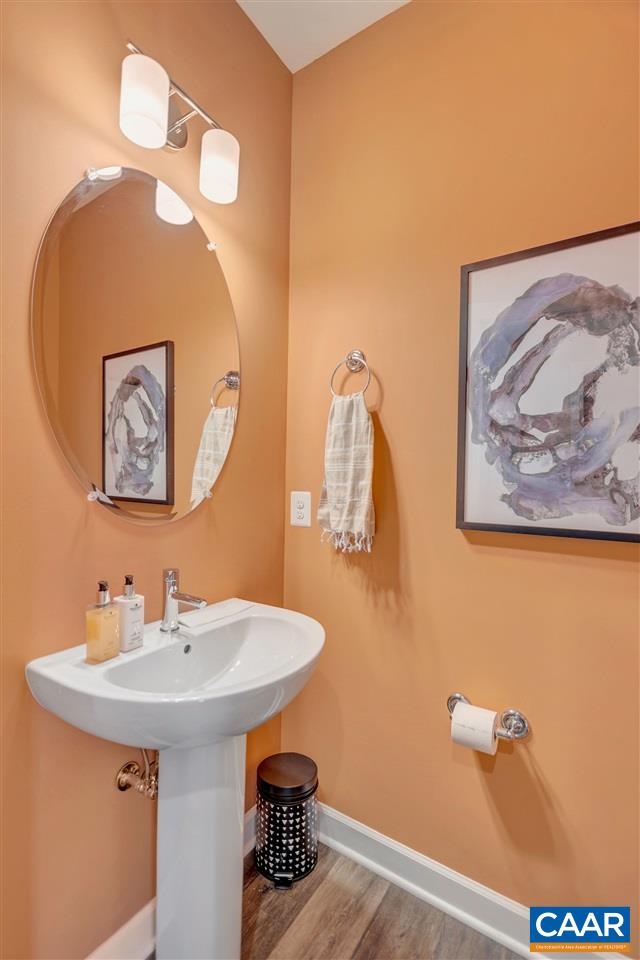 3490 Thicket Run Place Charlottesville, VA 22911 - Photo 4 of 36 a bathroom with a sink and a mirror