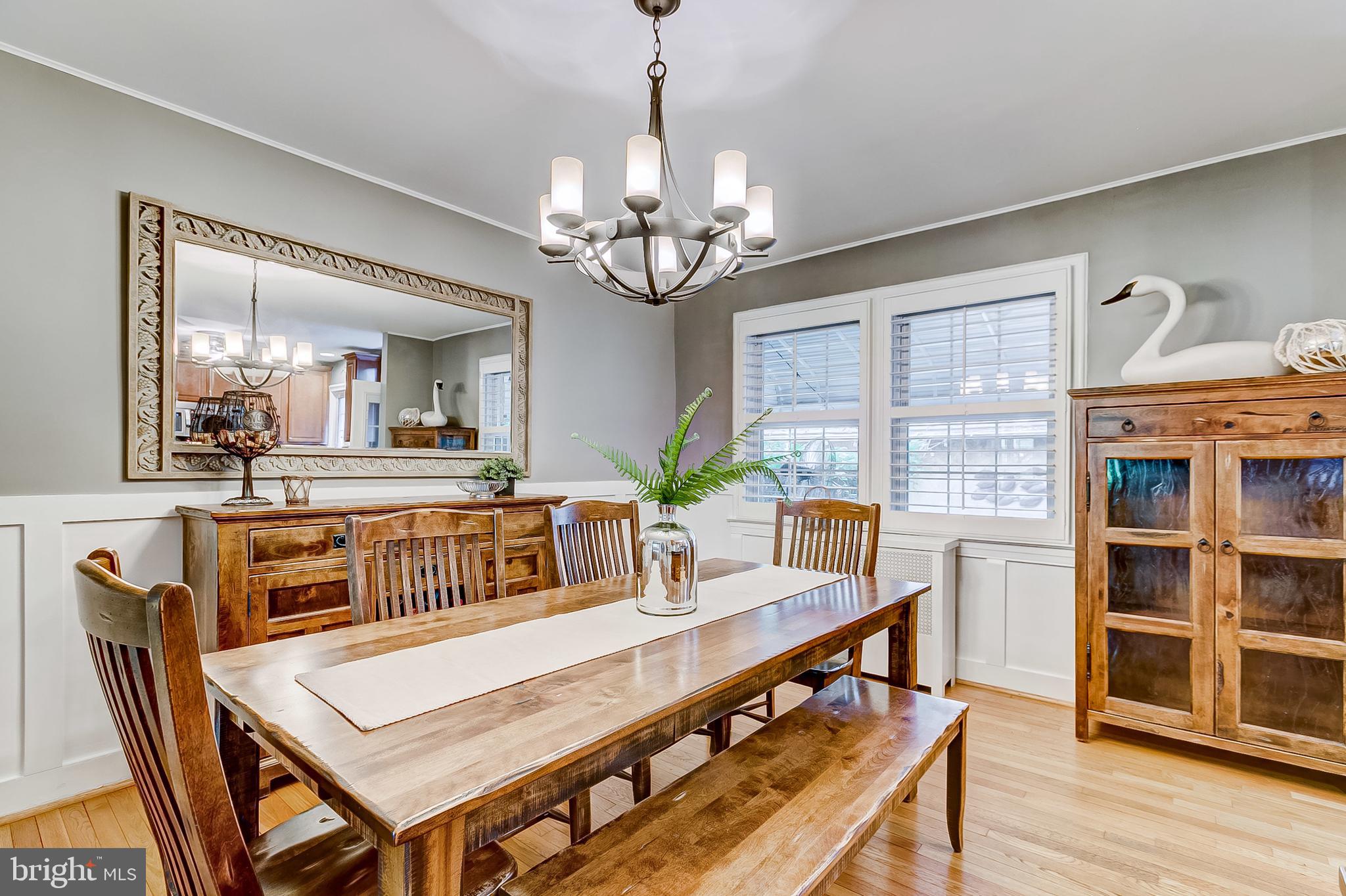 8 Somerset Road Baltimore, MD 21228 - Photo 11 of 56 Wainscoting & crown molding are nice features