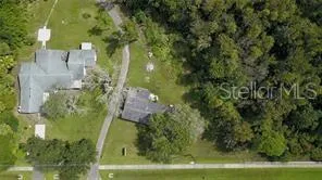 an aerial view of a residential houses