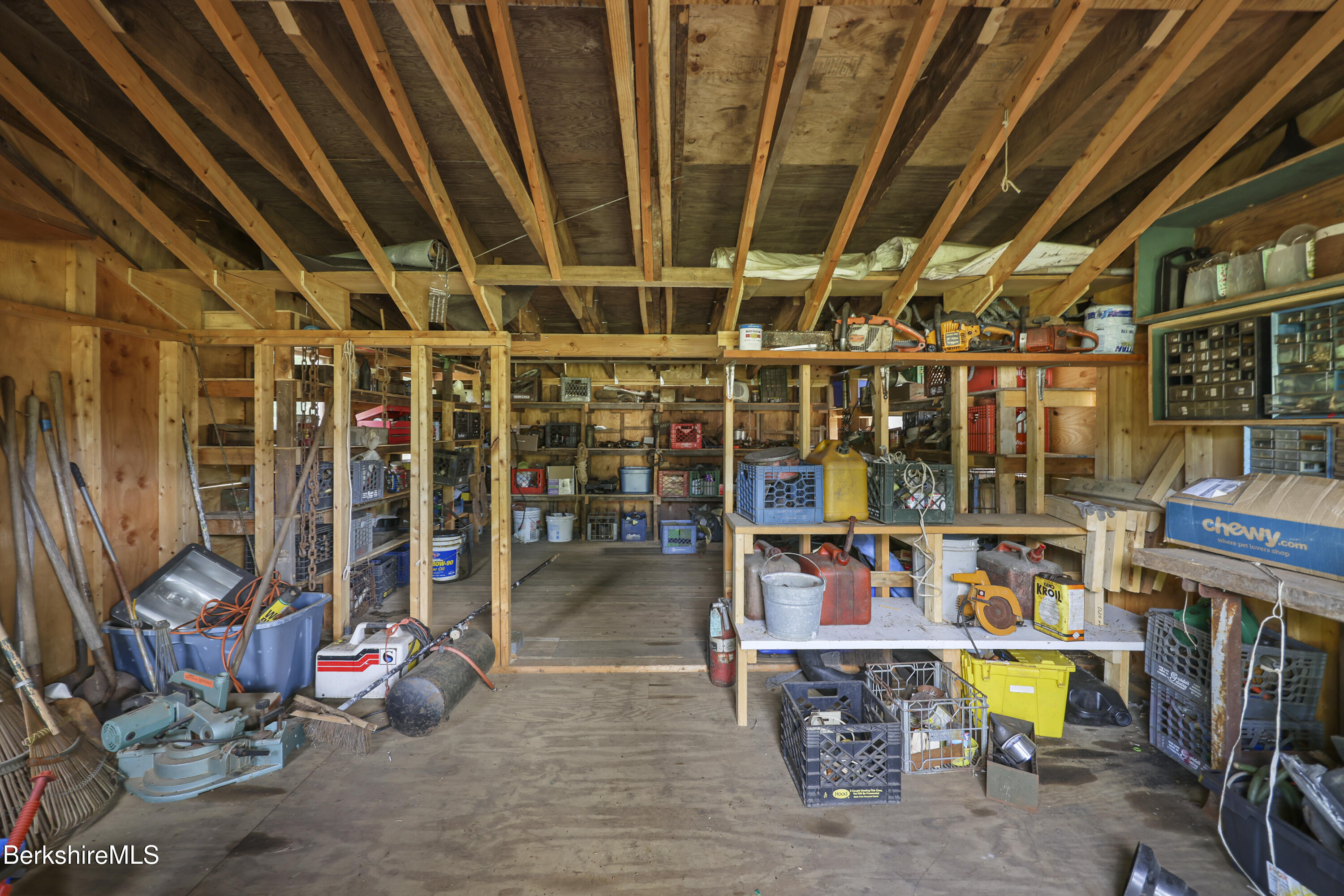 397 Clayton Road Sheffield, MA 01222 - Photo 36 of 37 Shed interior