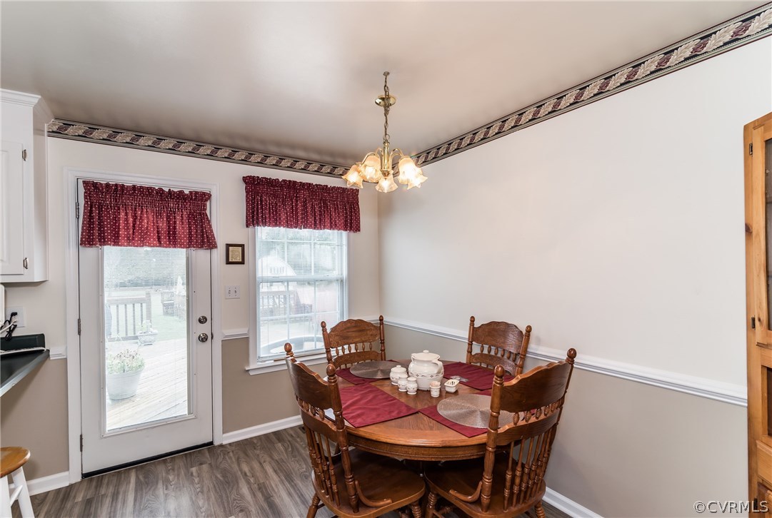 17445 Loving Union Road Disputanta, VA 23842 - Photo 14 of 50 a dining room with furniture and window