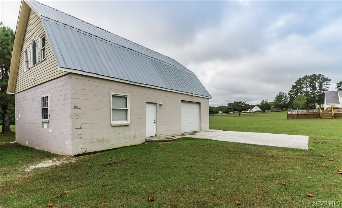 17445 Loving Union Road Disputanta, VA 23842 - Photo 41 of 50 a view of a house with backyard