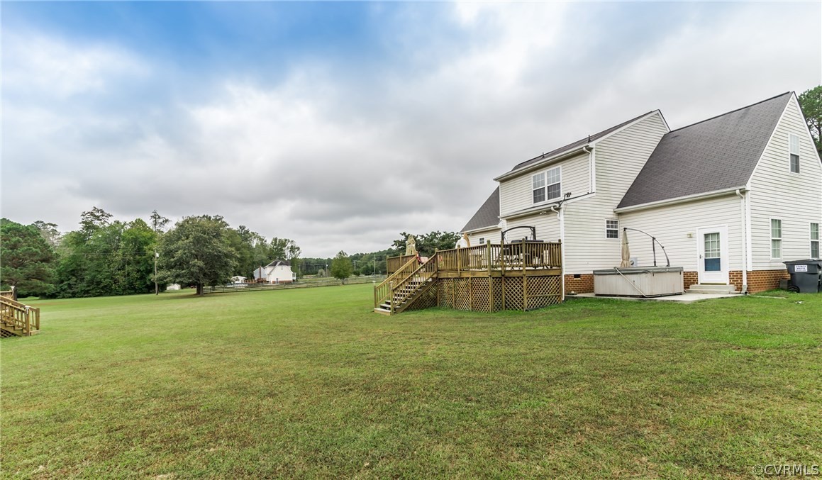 17445 Loving Union Road Disputanta, VA 23842 - Photo 43 of 50 a view of a outdoor space and deck